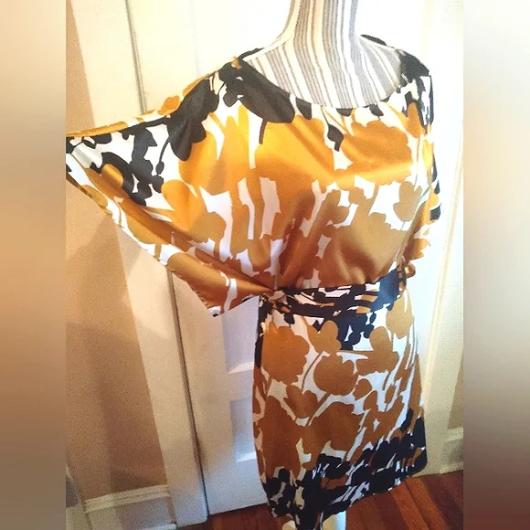 Vintage BCBG MaxAzaria Kimono floral dress - l - Picture 4 of 9